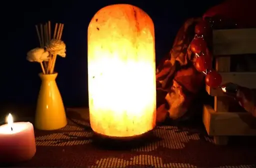 Jamunia Rock Salt Shivling Lamp